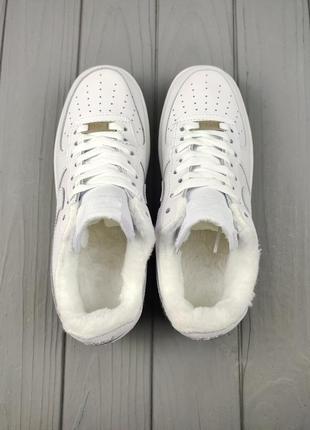 Кроссовки зимние nike air force 1 low winter white6 фото