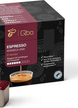 Tchibo qbo espresso apaneca ana кава в капсулах, 27 штук