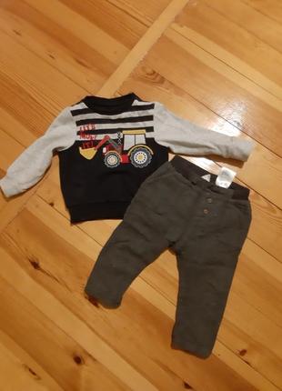 Дуже гарний набір штанішки та кофта 12 -18 міс