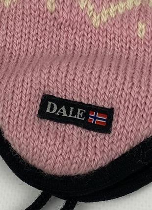 Вовняна шапка dale of norway 🇳🇴 оригінал тепла зимова в'язана жіноча з вухами туристична для походів2 фото