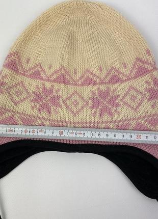Шерстяная шапка dale of norway 🇳🇴 оригинал теплая зимняя вязаная женская с ушами туристическая для походов10 фото