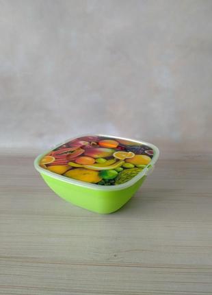 Миска "салатник" об'єм 0.5л , салатовий2 фото