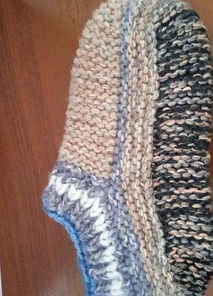 В'язані тапочки - носки6 фото