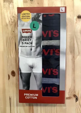 Трусы мужские levis premium cotton1 фото