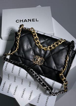 👜 chanel 19 handbag black