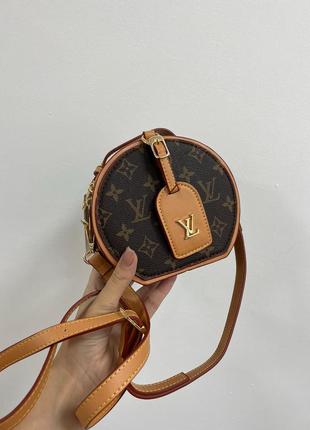 👜 louis vuitton petite boite chapeau brown/camel3 фото