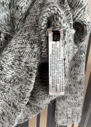 Massimo dutti m вязаный широкий оверсайз свитер