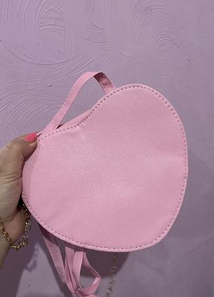 Розовая сумочка сердце  / розовая сумка сердечко5 фото