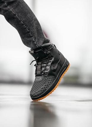 Мужские кроссовки nike lunar force duckboot зимние люкс качество