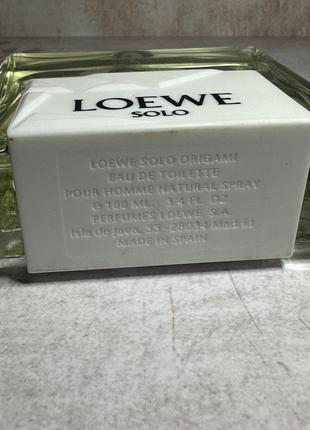 Loewe solo origami туалетна вода оригінал!5 фото