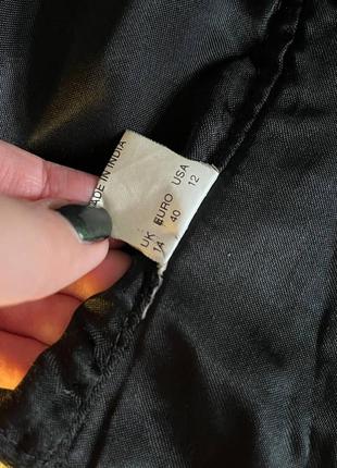 Жакет жилетка черный винтажный натуральная кожа gapelle10 фото