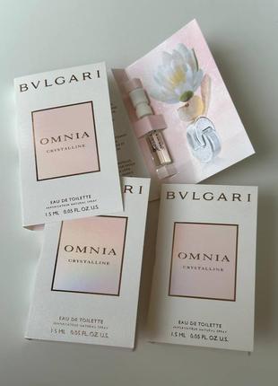 Bvlgari omnia crystalline пробники оригинал1 фото