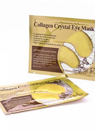 Патчи для глаз с золотом collagen crystal1 фото