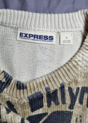 Хлопковый свитер exspress, размер s4 фото