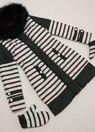 Зимова куртка пальто пух oilbird m/38/10