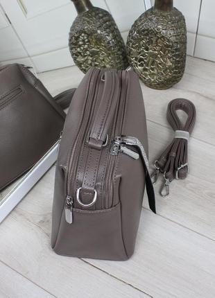 Сумка чемоданчик с короткой и длинной ручками. два отделения и карманы10 фото