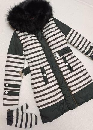 Зимова куртка пальто пух oilbird m/38/10