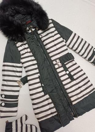 Зимова куртка пальто пух oilbird m/38/10