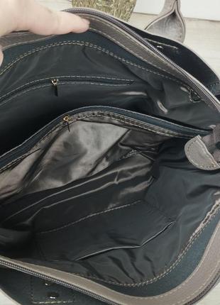 Женская большая сумка на а4 с карманами9 фото