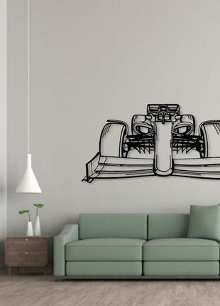 Авто формула-1 2022, декор на стену из металла