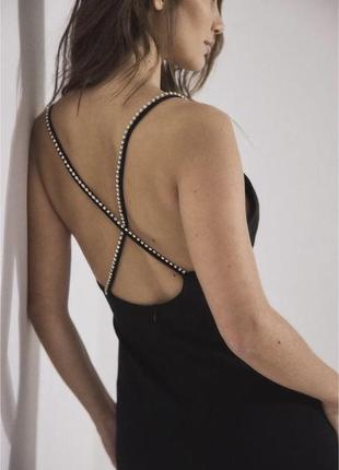 Чорна довга вечірня сукня na-kd з розрізом нова сексуальна коктельне плаття3 фото