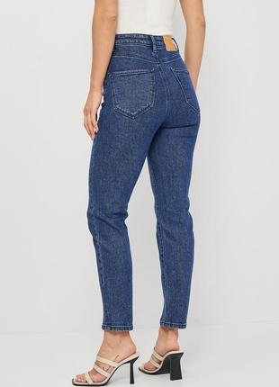 Джинсы zara, джинсы с разрезами, джинсы высокая посадка с разрезами2 фото