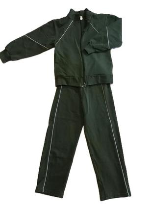 Комплект спортивний костюм хакі3 фото