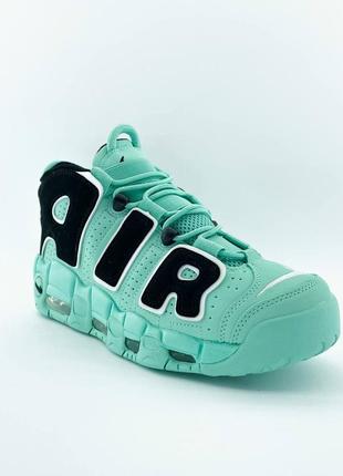Топ! кроссовки nike vista air uptempo 96 "tiffany blue"4 фото