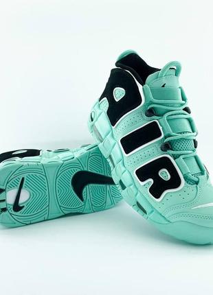 Топ! кроссовки nike vista air uptempo 96 "tiffany blue"3 фото