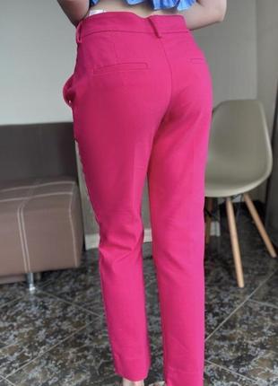 Стильные яркие брюки фуксия zara 40/l6 фото