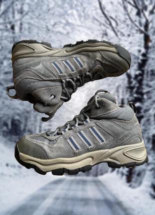 Зимові черевики adidas  rhyolite trekking оригінальні сірі1 фото