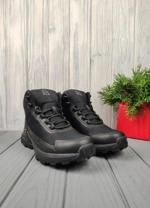 Salomon gore-tex high winter black5 фото