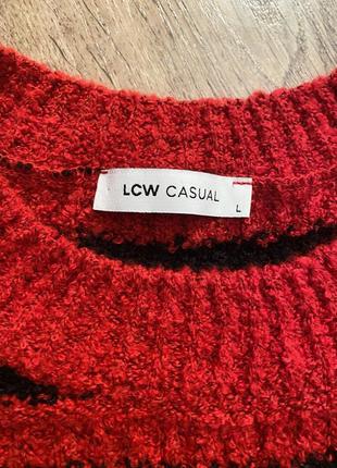 Красно-черный свитер в полоску, курт кобейн, l2 фото
