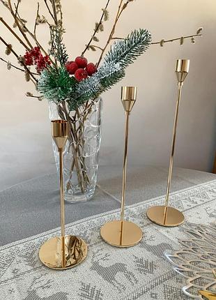 Золотые подсвечники, набор