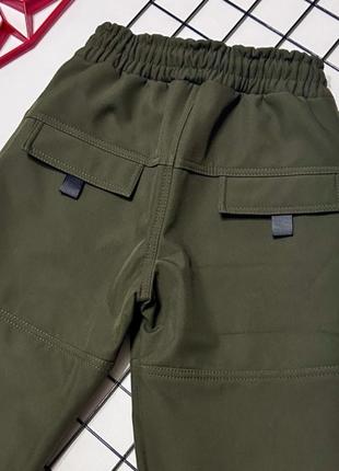 Супер стильні і зручні, теплі, непромокаємі та непродуваємі штани джогери для хлопця3 фото