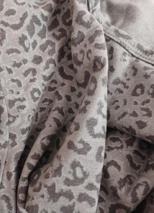 Серый леглан женский в леопардовый принт5 фото