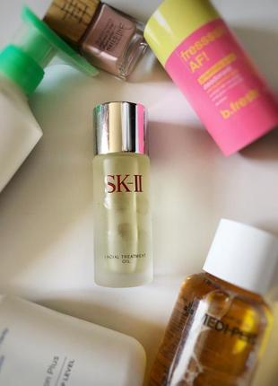 Масло для інтенсивного зволоження шкіри обличчя sk-ii facial treatment oil