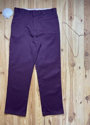 Штани - брюки dickies 874 purple pants loose fit cargo карго2 фото