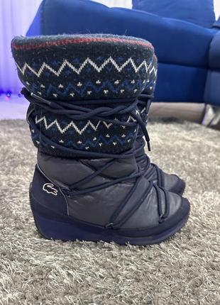 Зимние дутики lacoste