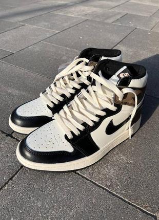 Кроссовки nike air jordan 1 dark mocha3 фото