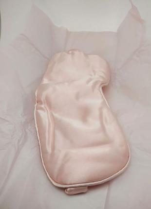 Розкішна шовкова маска для сну cult beauty mulberry silk sleep mask in 'pink'4 фото
