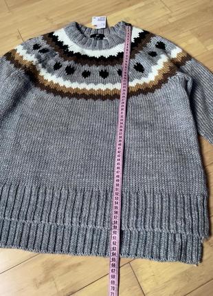 Теплый свитер с шерстью5 фото