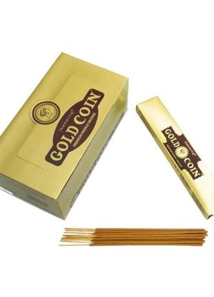 Nandita gold coin (плочка парка) 15 грамм, ароматичні палички, натуральні палички, пахощі