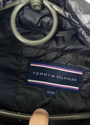 Оригинальный мужской теплый микро пуховик Tommy hilfiger down jacket9 фото