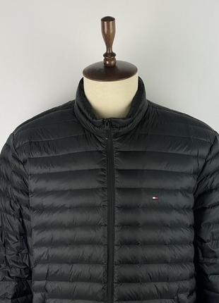 Оригинальный мужской теплый микро пуховик Tommy hilfiger down jacket2 фото