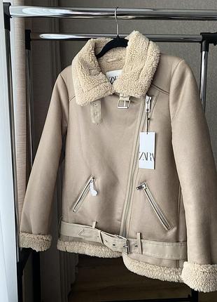 Дубленка zara