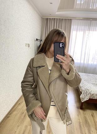 Дубленка zara