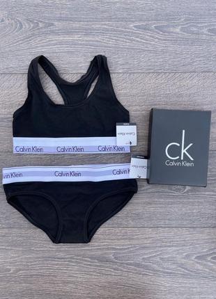 Комплект топ+слипы calvin klein