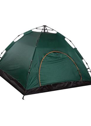 Палатка трехместная для туризма lx002  зеленый (59508229)1 фото