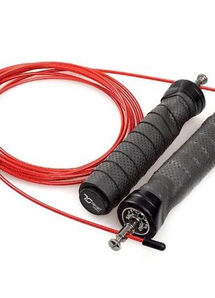 Скакалка швидкісна cross rope sk-1 чорно-червоний (56585001)